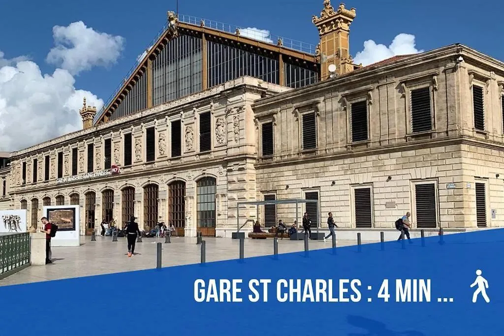 Appartamento Le St-Charles#Wifi#Tgv Marsiglia Francia